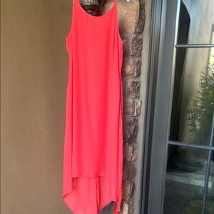 Old Navy Coral Sleeveless Dress Sz: L